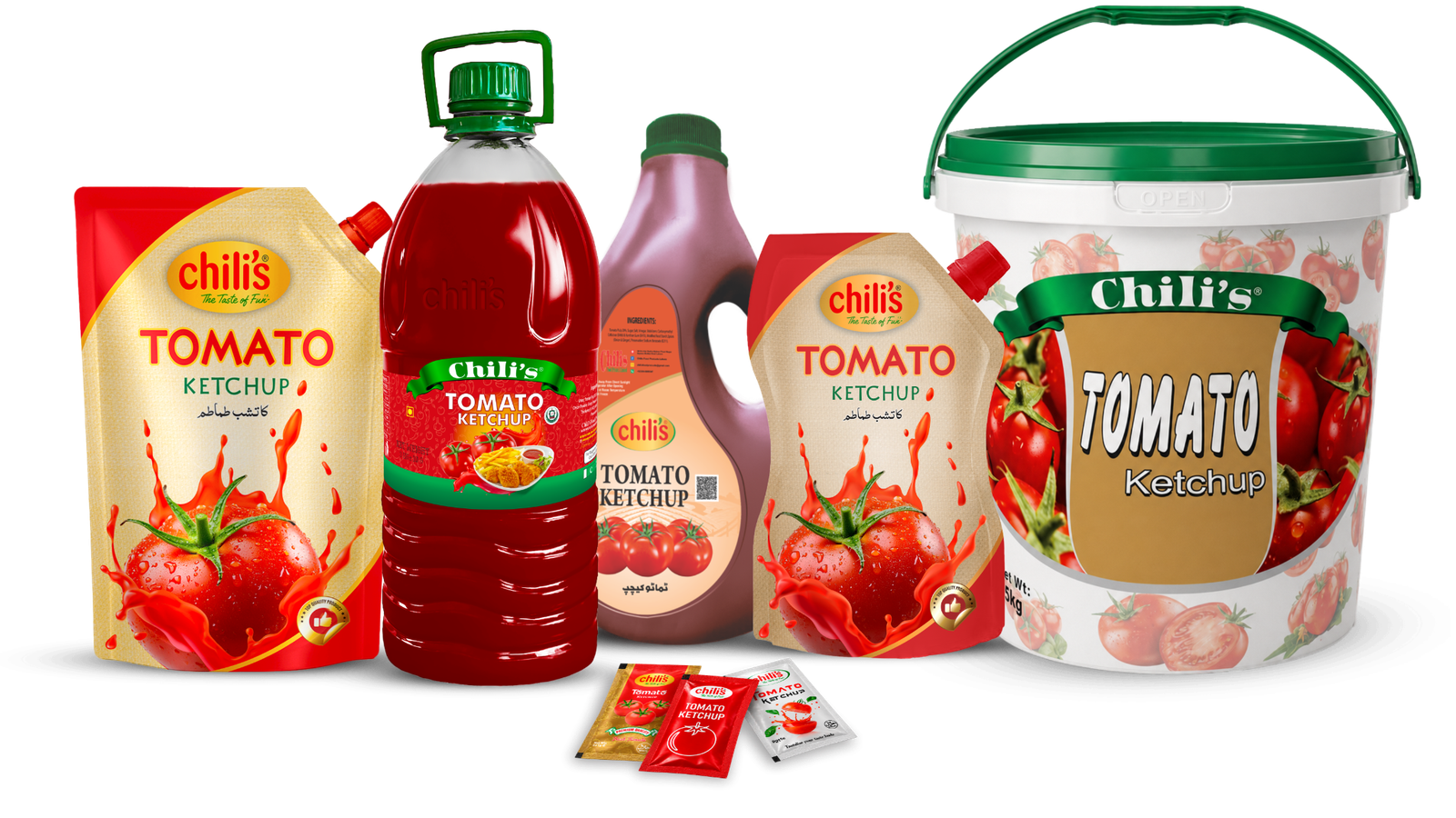 Chili's Food tomato ketchup range