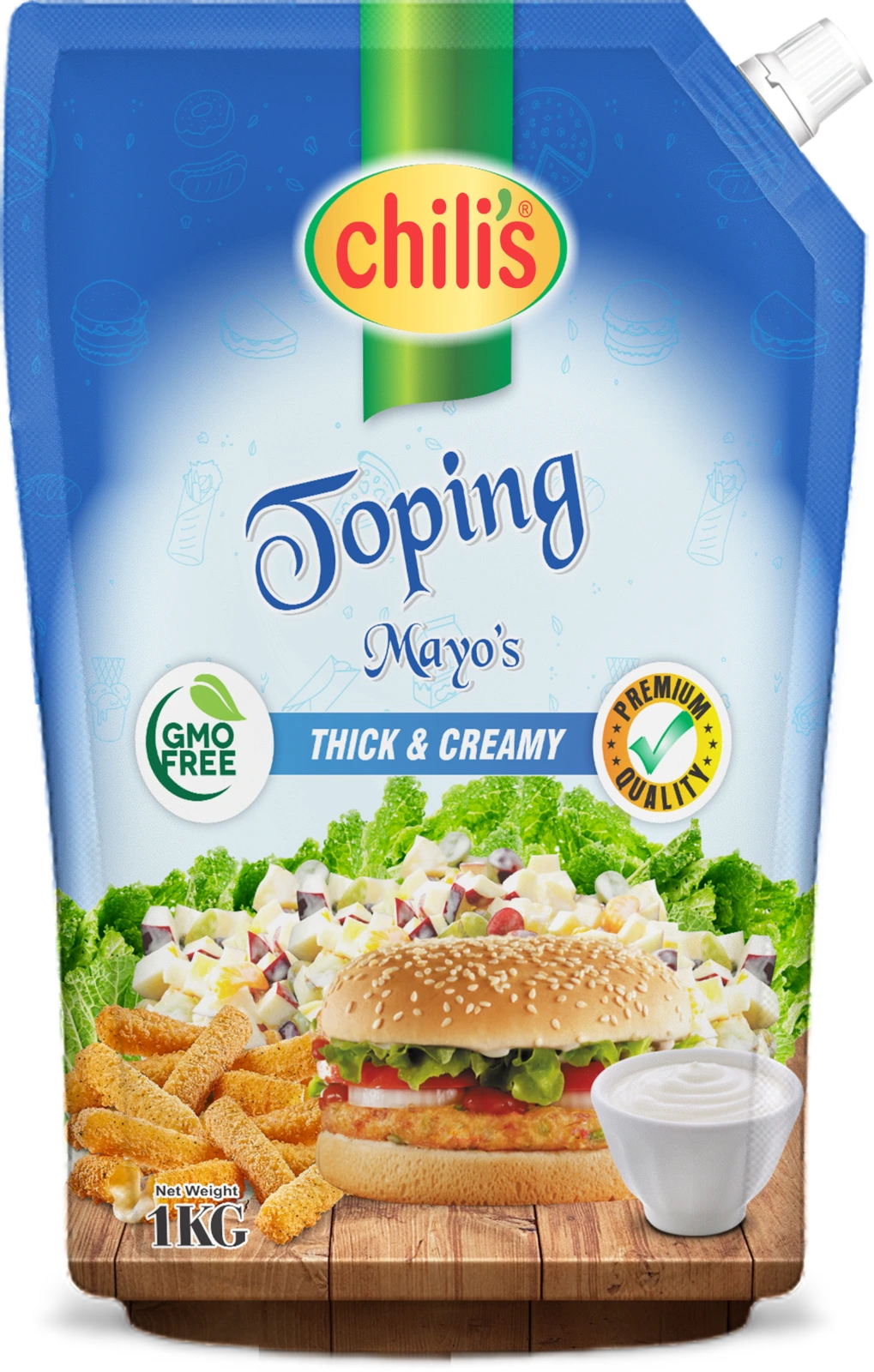 Toping Mayo 1 KG pouch